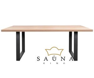 SAUNA KING Luxus étkezőasztal tölgyfából STYLE