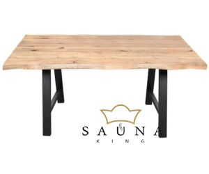 SAUNA KING Luxus étkezőasztal tölgyfából COMFORT