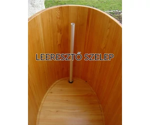 Hidegvizes merülődézsa vörösfenyőből, kívül-belül színtelen bevonattal