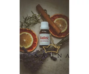 BASSAU szauna illóolaj „RADOSC – Öröm”, természetes illóolaj keverék a jobb hangulatért és közérzetért, 15 ml