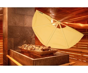 Saunagut szaunalegyező PLUS, Világosbarna színben