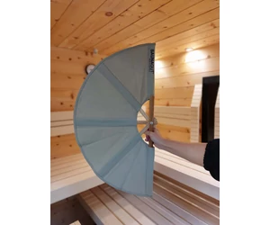 Saunagut szaunalegyező PLUS, Világosbarna színben