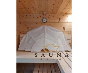 SAUNAGUT szaunalegyező KICSI, Fehér színben