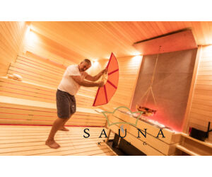 Saunagut szaunalegyező PLUS, Világosbarna színben