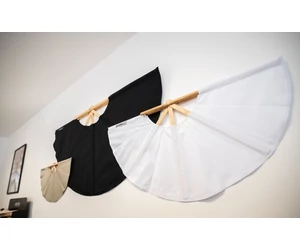 SAUNAGUT szaunalegyező STANDARD, Fekete színben