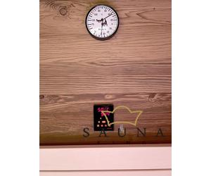 SAUNA KING 4-5 személyes finnszauna öregfából