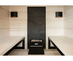 HARVIA dekor kőfal fekete kerettel 212,3 cm magas