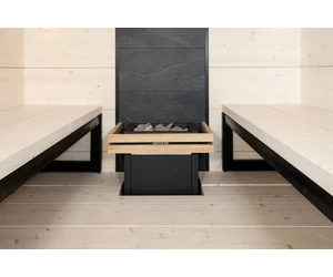 HARVIA dekor kőfal fekete kerettel 212,3 cm magas