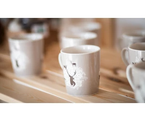 „Északi állatok” bögre a szaunázás őshazájából, Finnországból