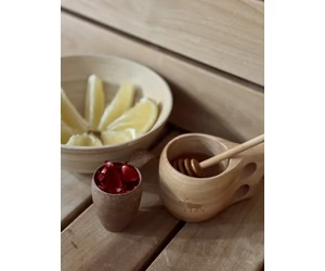 Kaucsukfa pohár rénszarvassal a szaunázás őshazájából, Finnországból 1dl