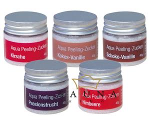 Aqua peeling cukor, málna, 2 méretben