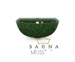 WOODIO mosdó "Soft40", kerek, falra szerelhető, "Northern Elements" kollekció