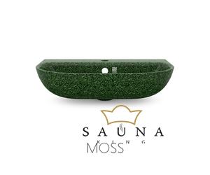 WOODIO mosdó "Soft60", ovális, falra szerelhető, "Northern Elements" kollekció
