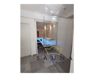 SAUNA KING WALK-IN Üveg zuhanyfal (SZÉ:120cm MA:200cm) 4 üvegszín választható