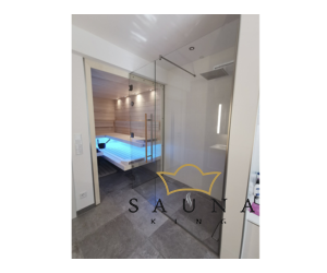SAUNA KING WALK-IN Üveg zuhanyfal (SZÉ:100cm MA:200cm) 4 üvegszín választható