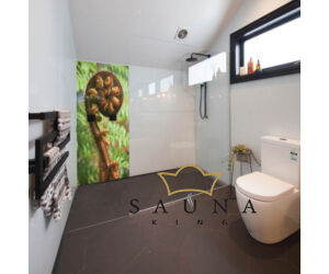 SAUNA KING WALK-IN Üveg zuhanyfal (SZÉ:100cm MA:200cm) 4 üvegszín választható