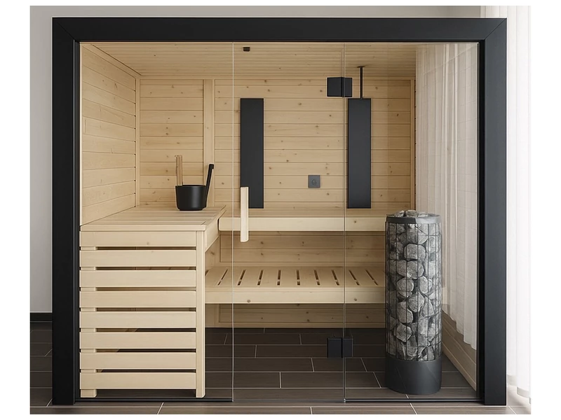 HARVIA Family Large Prémium, finn- és infraszauna, 196x189cm