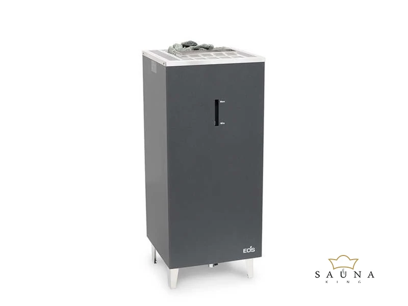 EOS Cubo Kombi Bi-O szaunakályha, 7,5 kW-12 kW, antracit, álló