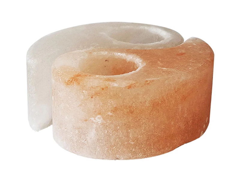 Himalájai kristálysó Yin-Yang mécsestartó, 2 részes