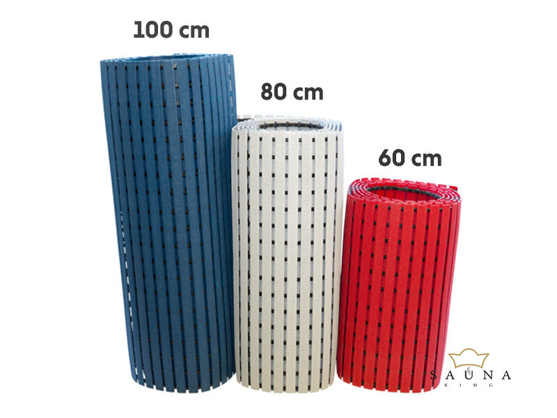 Higiénia PVC lábrács 80 cm széles, 5m hosszú, kék, piros vagy krém színben