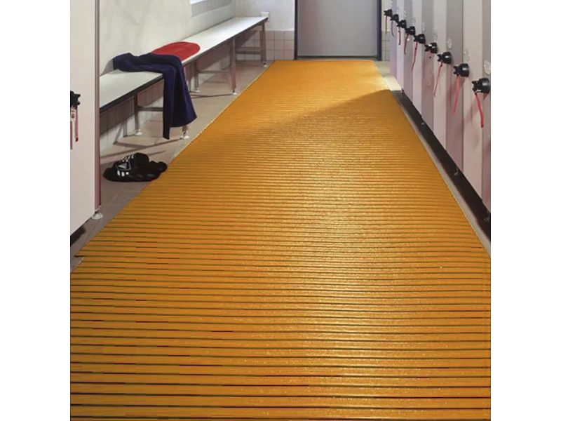 ÚJ! Csúszásgátló higiéniai szőnyeg vizes területre, szaunába, négyzetméterre, Narancssárga