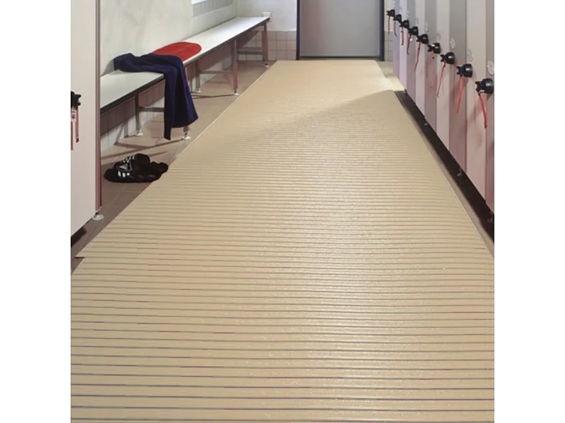 ÚJ! Csúszásgátló higiéniai szőnyeg vizes területre, szaunába, négyzetméterre, Krém