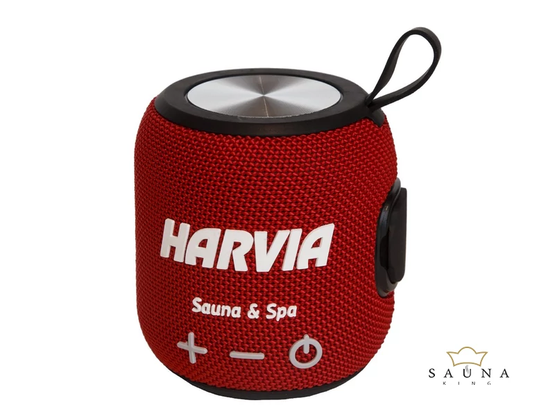 HARVIA Bluetooth hangszóró piros 5 W, 1800 mAh, IPX6 vízálló és hőálló max. 65℃