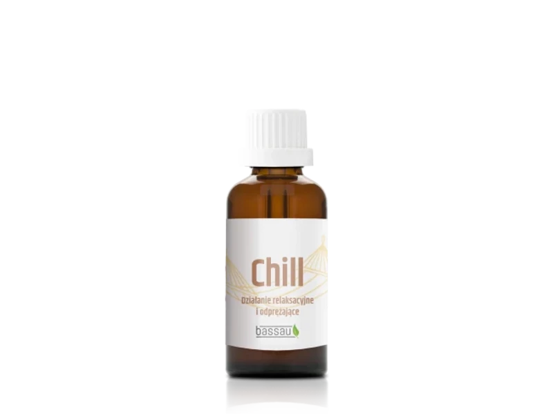 BASSAU szauna illóolaj „CHILL-Pihenj és lazíts”, természetes illóolaj keverék, 15 ml